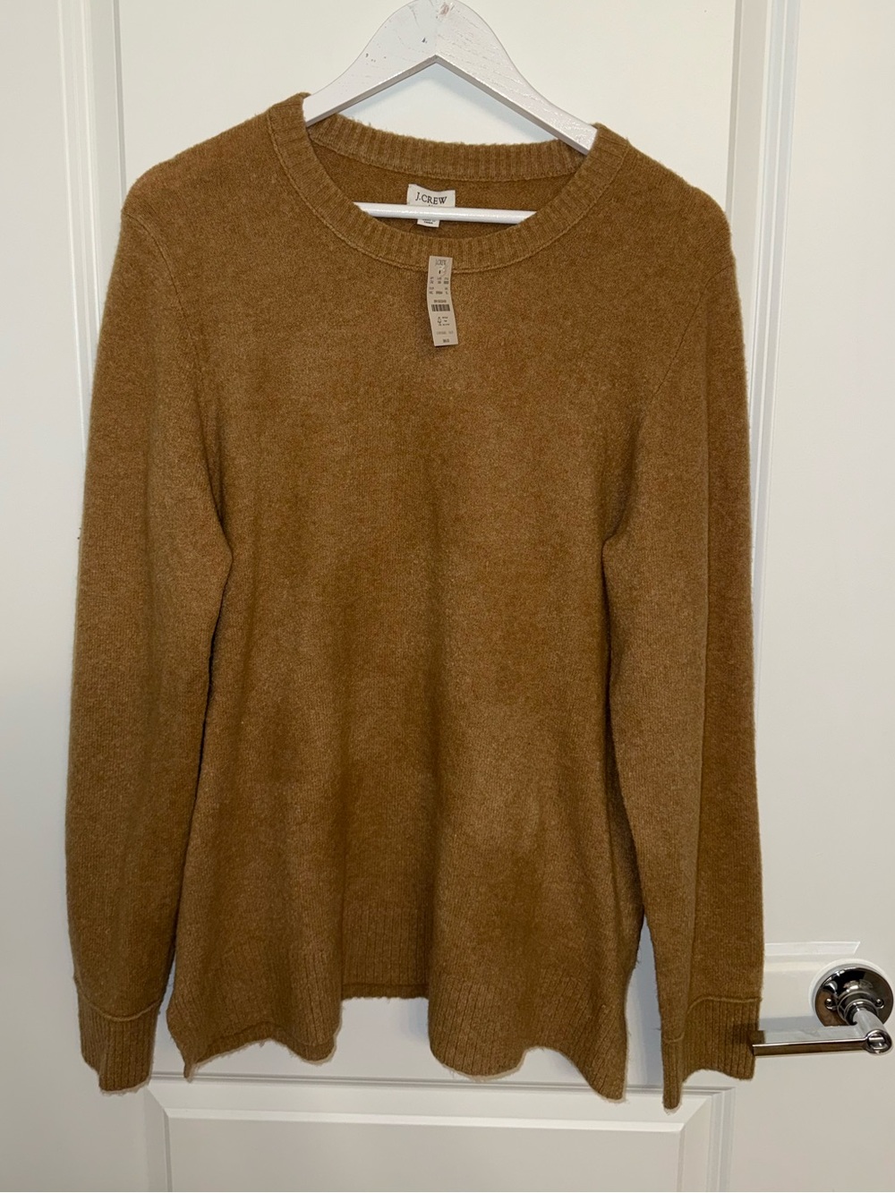 J. Crew Camel Crewneck Sweater